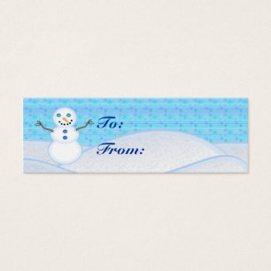 Snowman Gift Tags