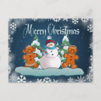 SNOWMAN & GINGERBREAD KIDS by SHARON SHARPE