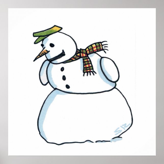 Snowman gloss poster (Front)