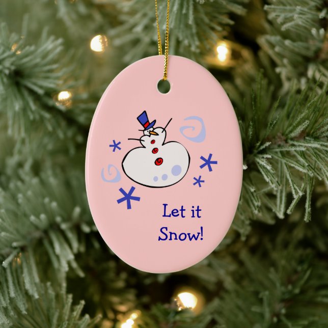 Snowman Granddaughter Christmas Ornament (Tree)