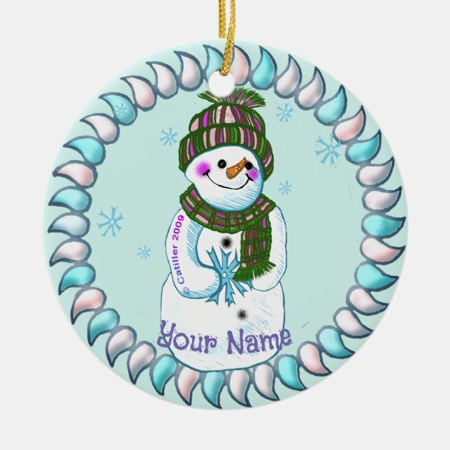 Snowman Granny ornaments (Front)