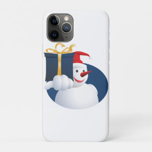 Snowman hands over gift... iPhone 11 pro case