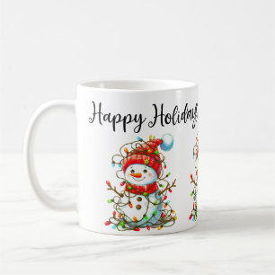 Snowman Happy Holidays Mug