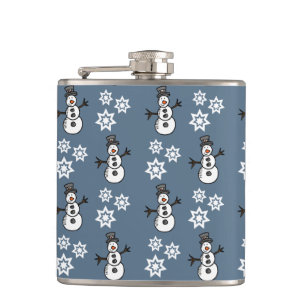 Snowman Hip Flask