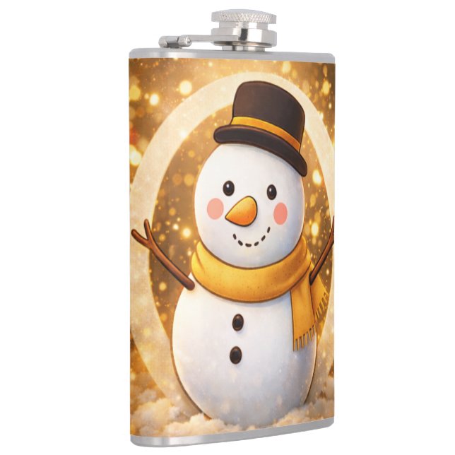 Snowman Hip Flask (Right)