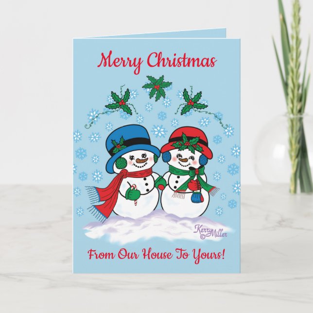 Snowman Holiday Card (Front)