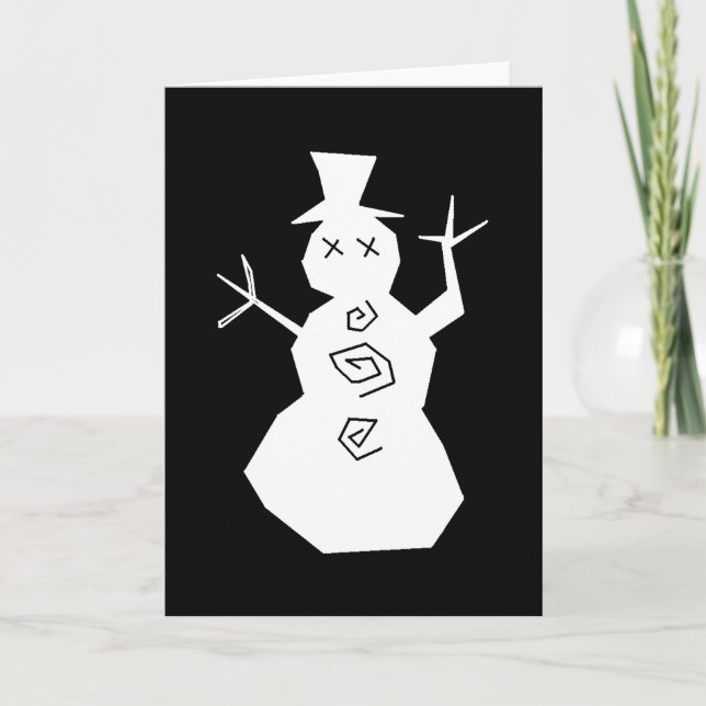 Snowman Holiday Card (Front)