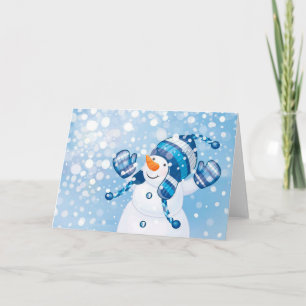 Snowman Holiday Card