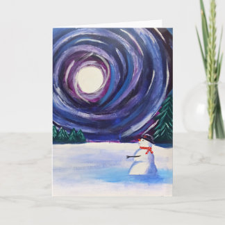 Snowman Holiday Card