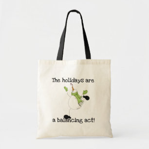 Snowman Holiday Humour Tote Bag