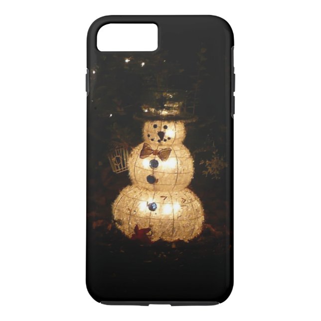 Snowman Holiday Light Display Case-Mate iPhone Case (Back)