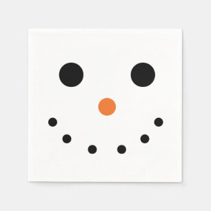 Snowman Holiday Paper Napkins