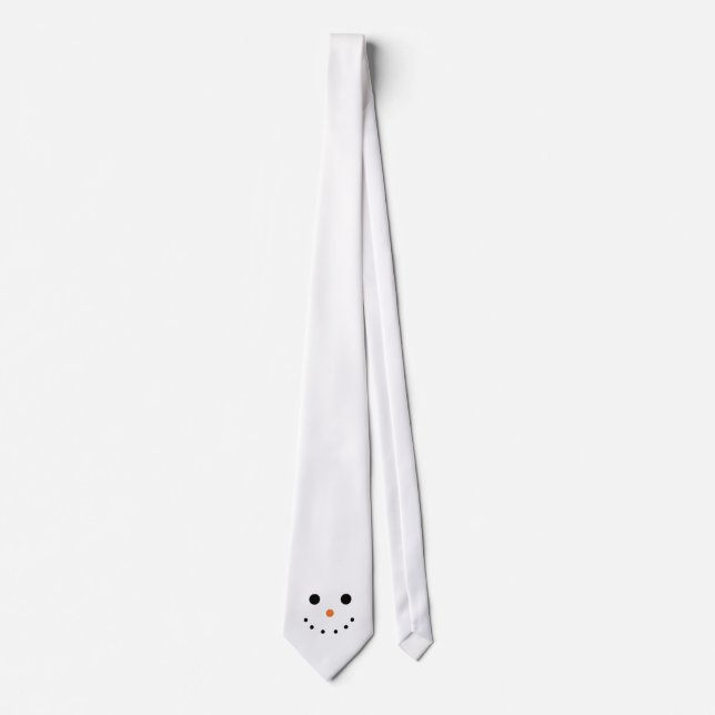Snowman Holiday Tie (Front)