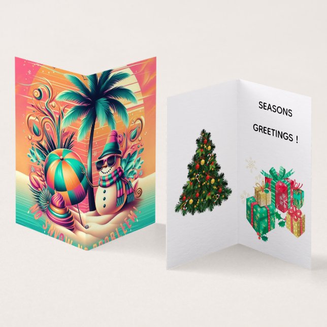 SNOWMAN IN THE SUN (Inside and Outside)