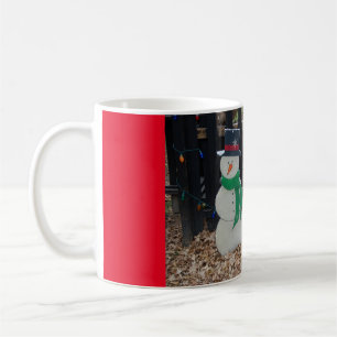 Snowman in the winter for Christmas Coffee Mug