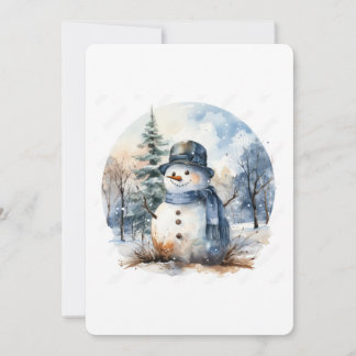 Snowman Invitation