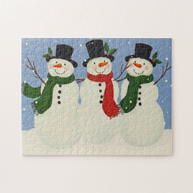 Snowman Jigsaw Puzzle (Horizontal)