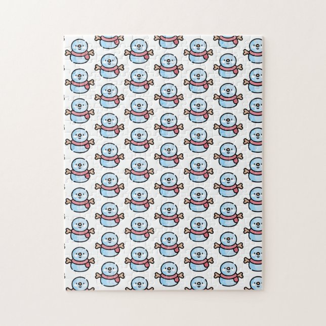 snowman jigsaw puzzle (Vertical)