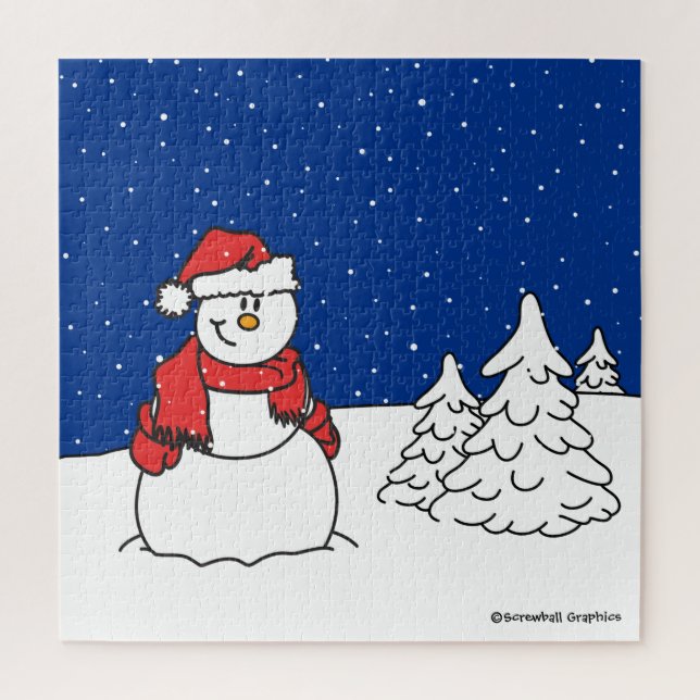 Snowman Jigsaw Puzzle (Vertical)