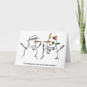 Snowman Joke Holiday Card