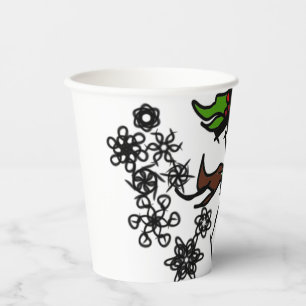 Snowman joy paper cups