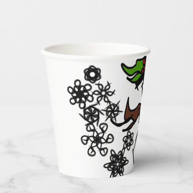 Snowman joy paper cups (Front)
