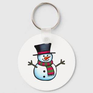 Snowman Key Ring