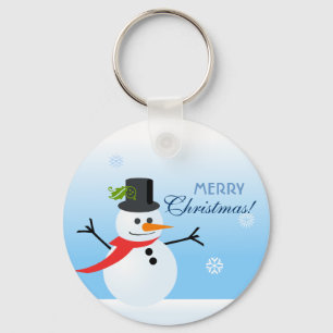Snowman Key Ring