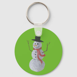 Snowman Key Ring