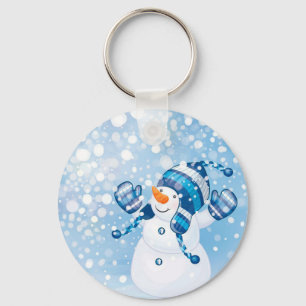 Snowman Key Ring
