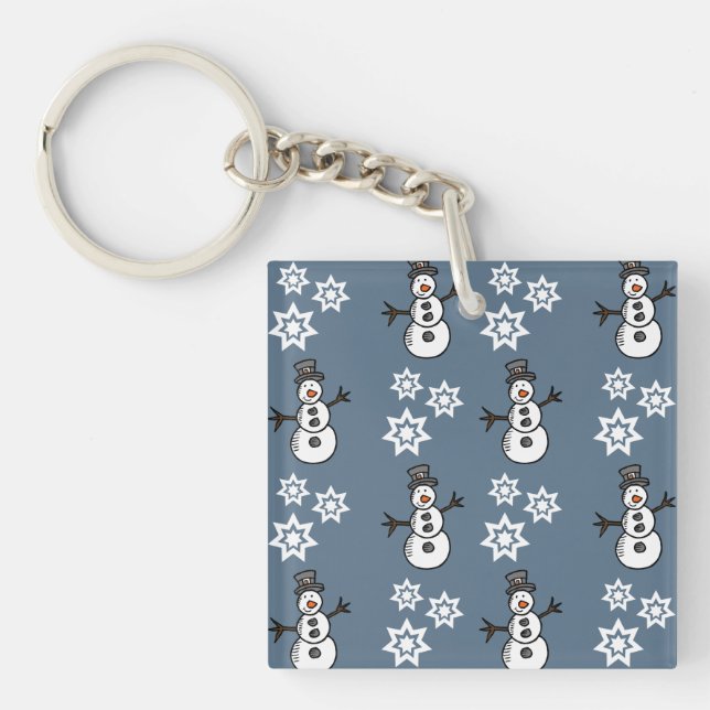 Snowman Key Ring (Front)
