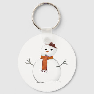 Snowman Key Ring