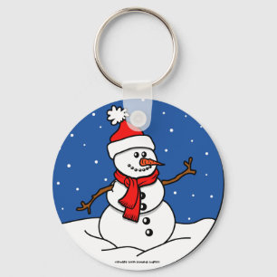 Snowman Keychain