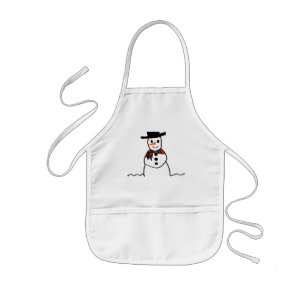 Snowman Kids Apron
