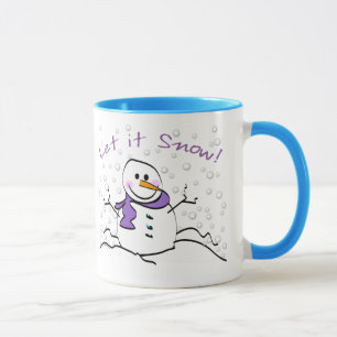 Snowman Let it Snow Mug