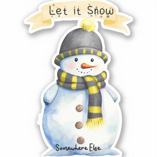 Snowman - Let it Snow ... Somewhere Else (Front)