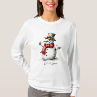 Snowman Long Sleeve T-Shirt