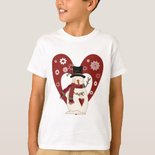 Snowman Loves Snow T-shirts and Gifts