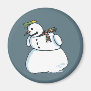 Snowman magnet
