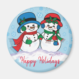 Snowman Magnet