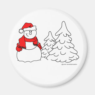 Snowman Magnet