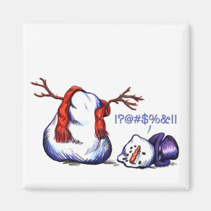 Snowman Magnet