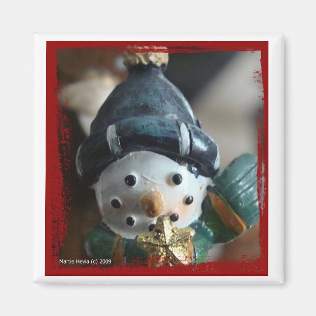 Snowman Magnet (Front)