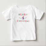Snowman Merry Christmas  Baby T-Shirt<br><div class="desc">festive</div>