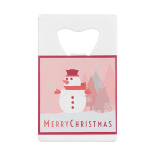 Snowman Merry Christmas Card