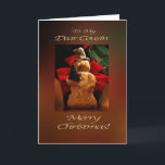 Snowman Merry Christmas  - Cousin Holiday Card<br><div class="desc">Give your cousin a smile this Christmas with a joyful,  sparkly snowman greeting card!!!  Whether you are able to hand it to them in person or if you have to be miles away during the Holidays,  they'll love this happy image!!!</div>