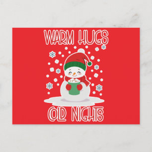 Snowman – Merry Winter Design  Holiday Postcard