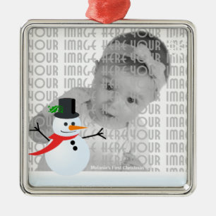 Snowman Metal Tree Decoration