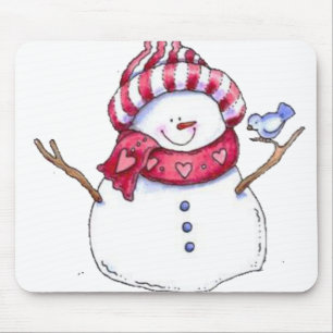 Snowman Mouse Pad