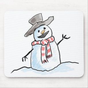 Snowman Mouse Pad